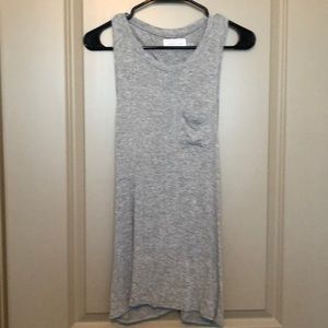 Mustard Seed Long Grey Tank Small
